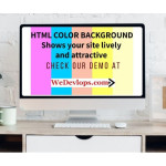 Joomla HTML background color changes